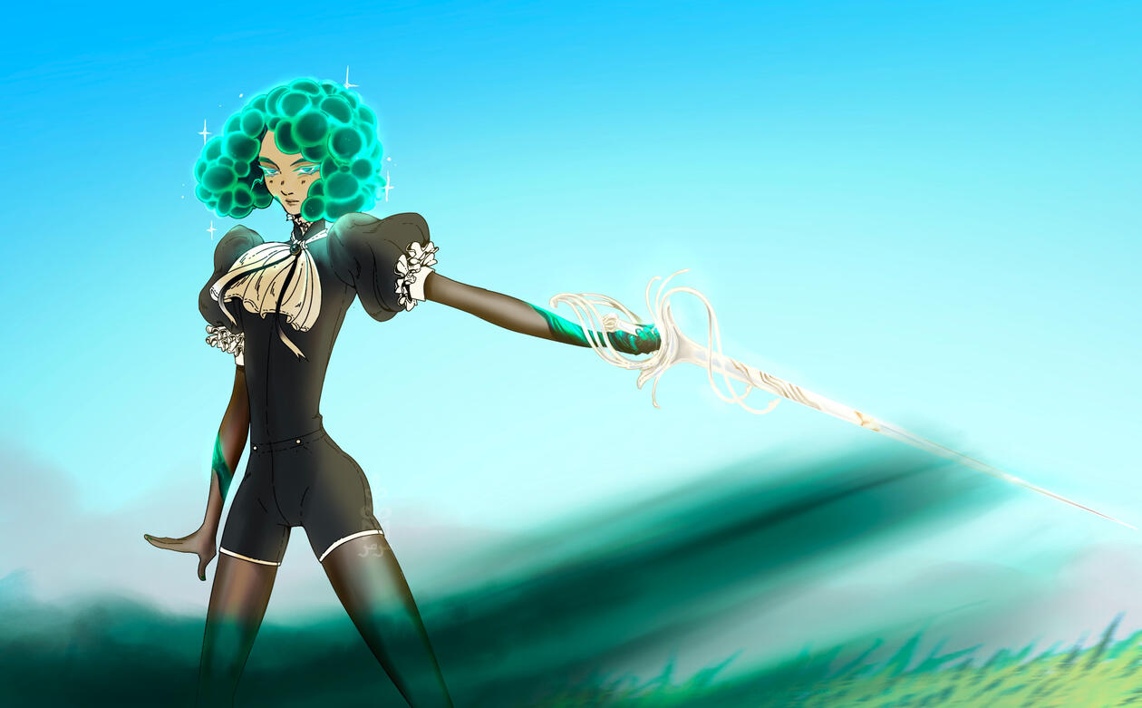 The Champion's Return to Salma, a Guild Wars 2 fanzine piece, 2024.