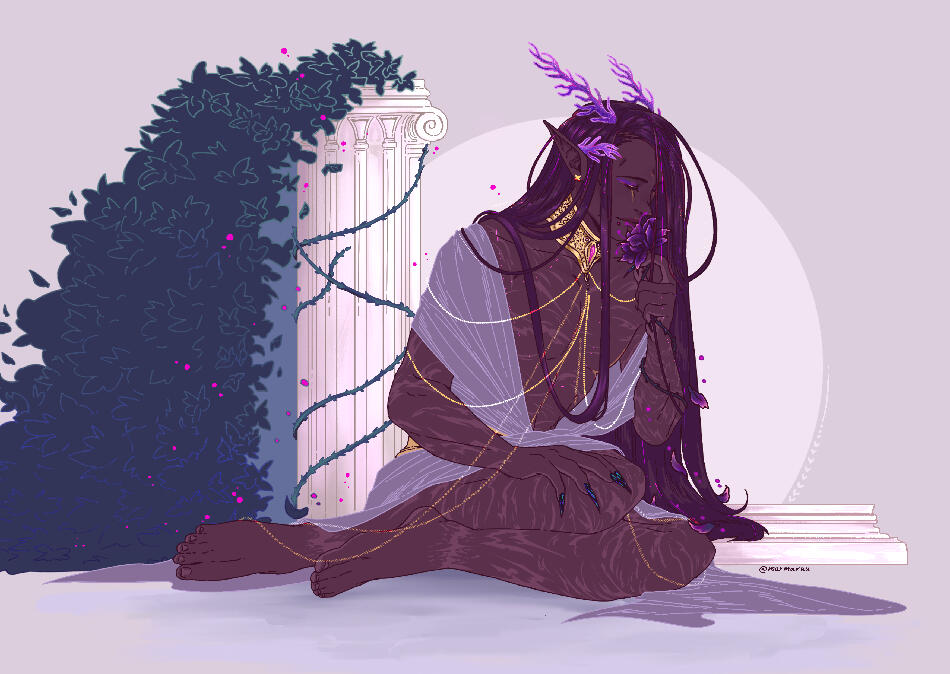 The Champion's Return to Salma, a Guild Wars 2 fanzine piece, 2024.