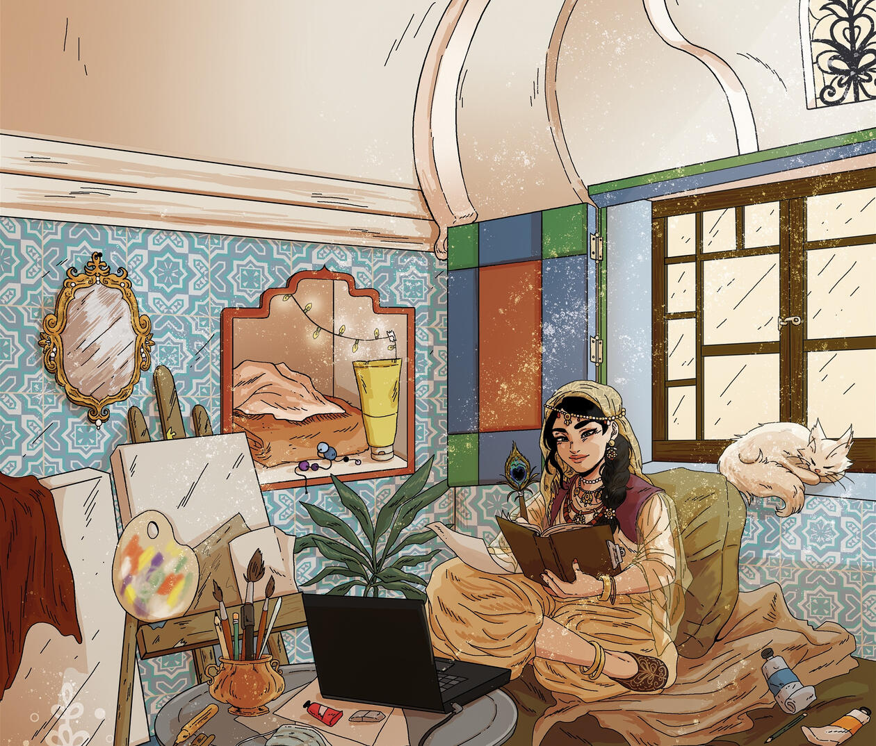 The Champion's Return to Salma, a Guild Wars 2 fanzine piece, 2024.
